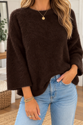 Knit Half Sleeve Sweater
