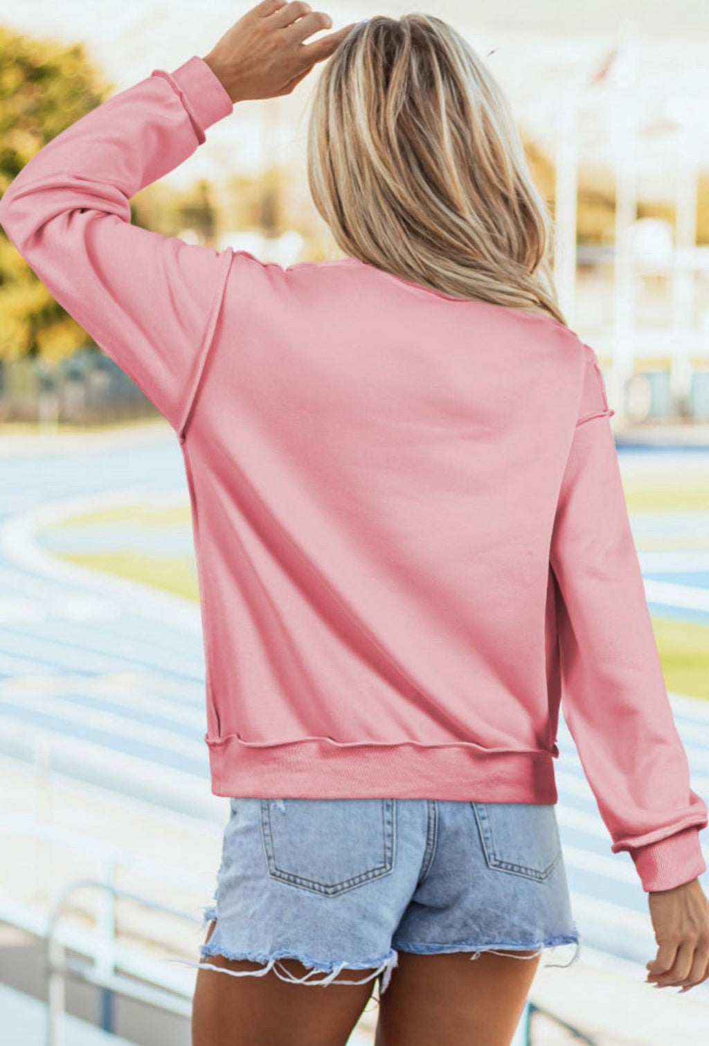 WWJD/AMEN Reversible Mock Neck Sweatshirt RTS