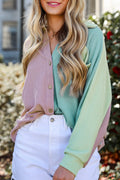 Colorblock Oversized Shacket