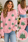 Christmas Tree Sequin Sweatshirt