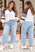 Blue Plus Raw Cut Jeans