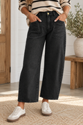 Black Barrel Jeans