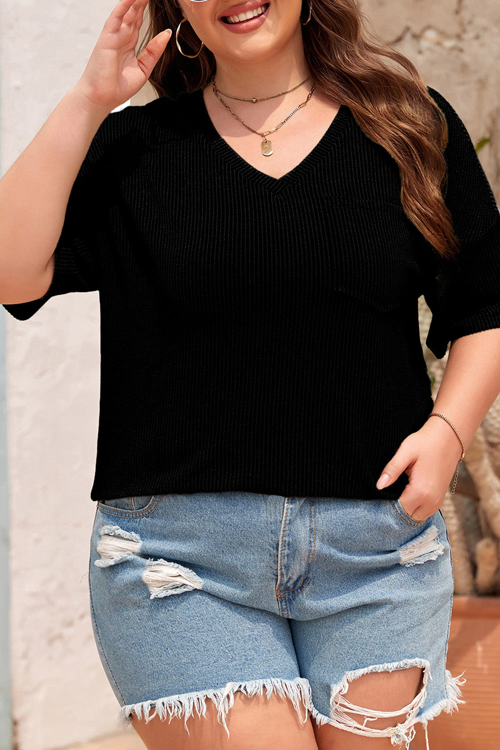 Textured Plus Shirt *multiple colors* LT