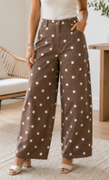 Polka Dot Barrel Jeans RTS