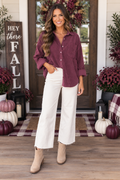 Corduroy Button Shirt