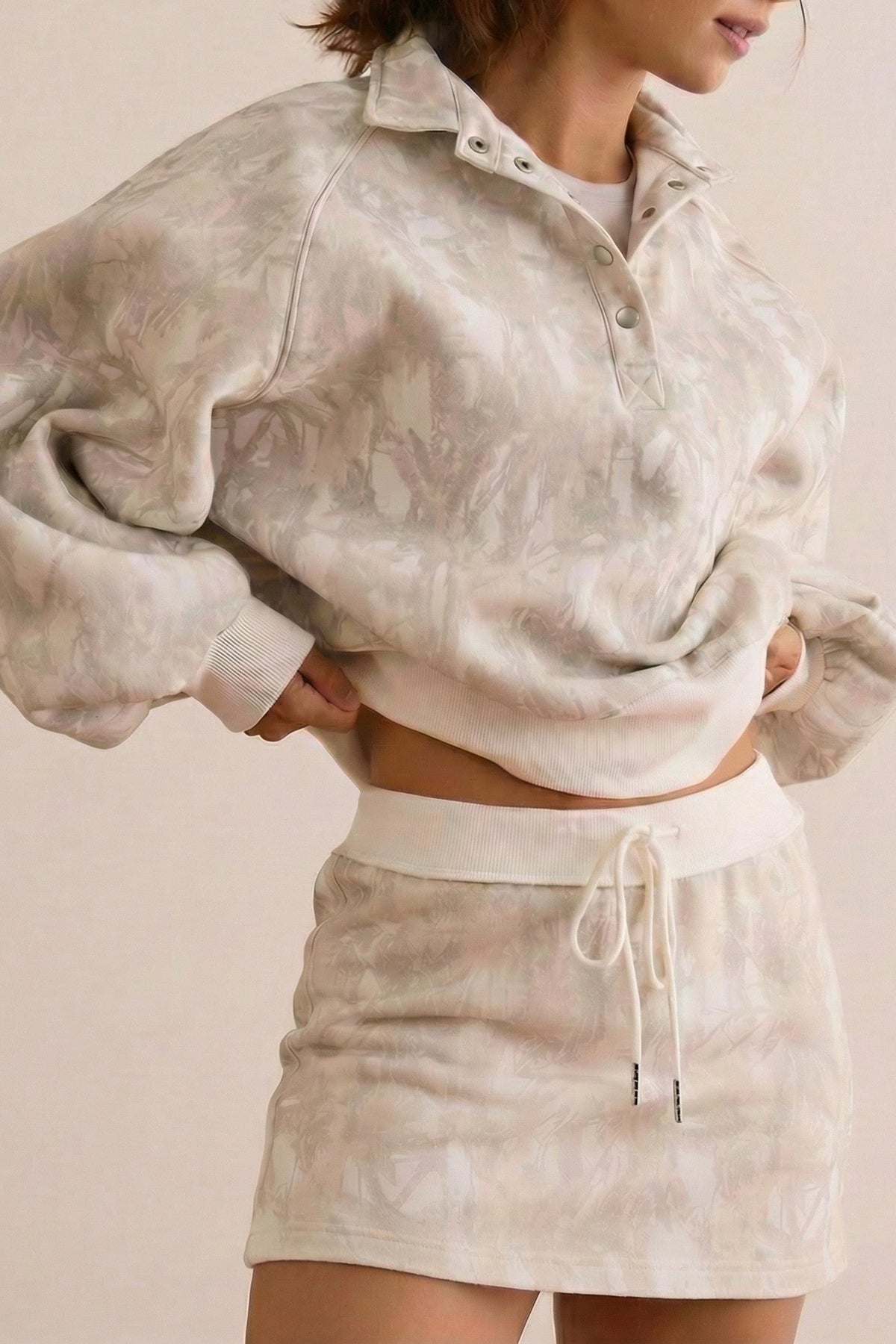 Camo Pullover Skort Set LT