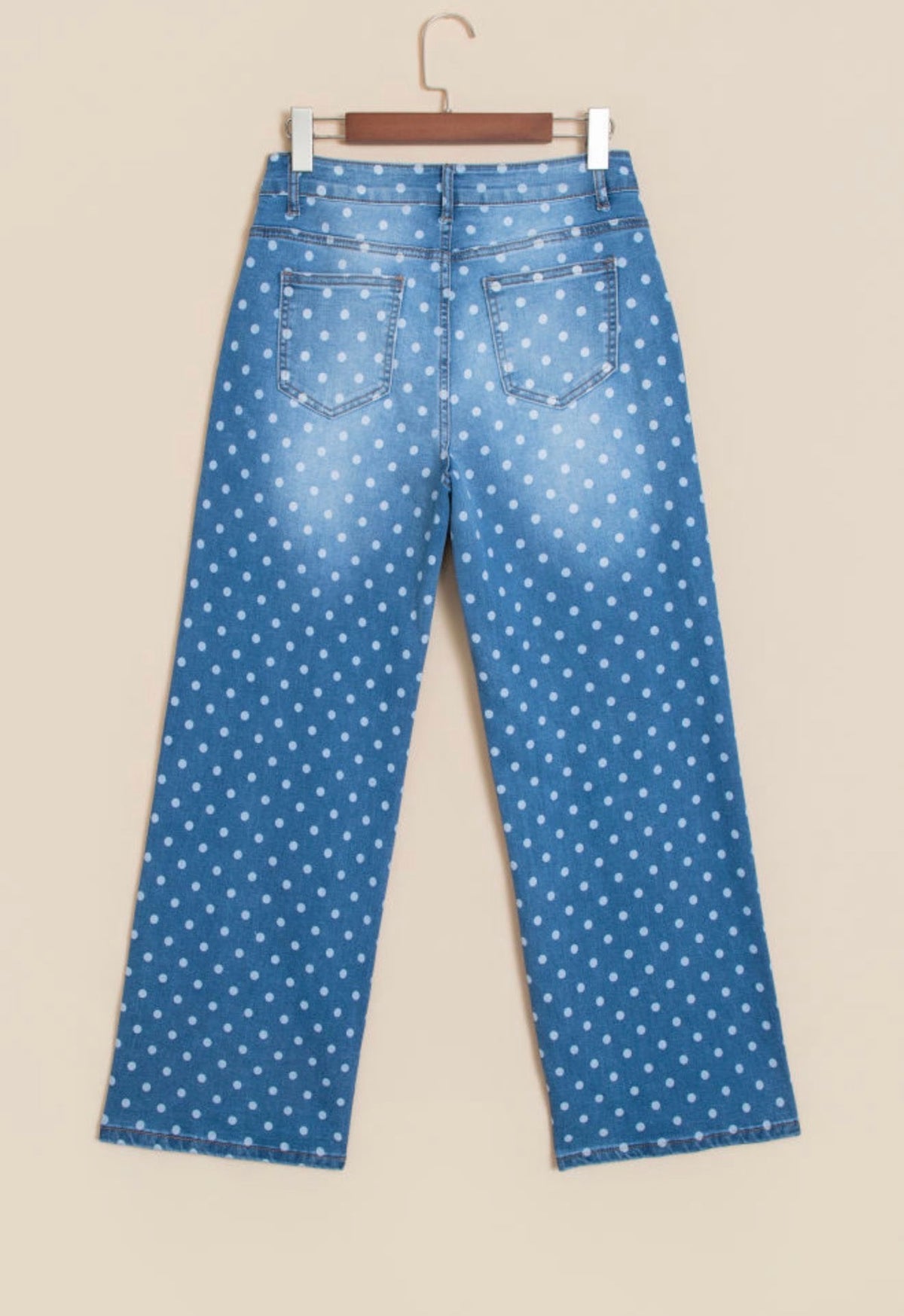 Blue Polka Dot Jeans RTS