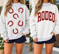 Grey RODEO/HORSESHOE Reversible Sweatshirt