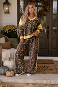 Leopard V Neck Set RTS
