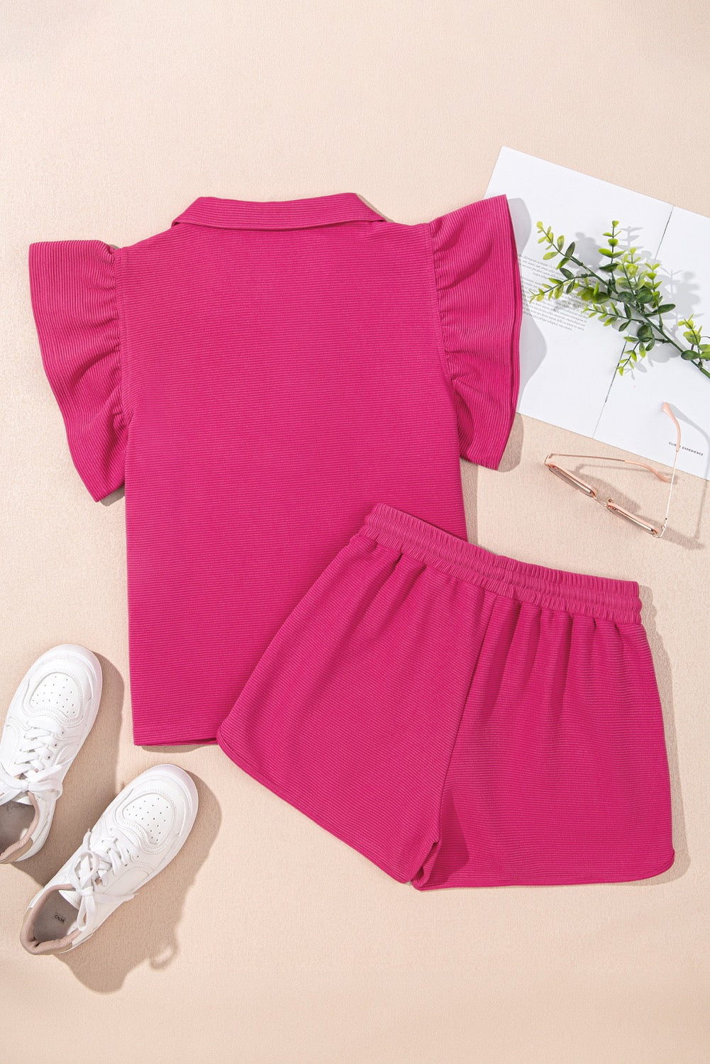 Striped Detail Flutter Set LT
