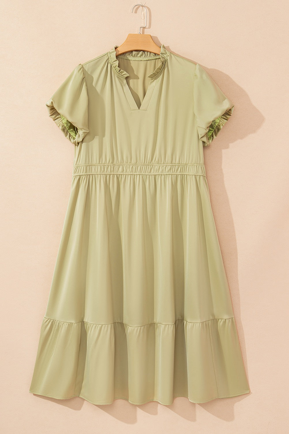 Green Plus Size Maxi LT
