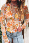 Multicolor Floral Slim Top LT