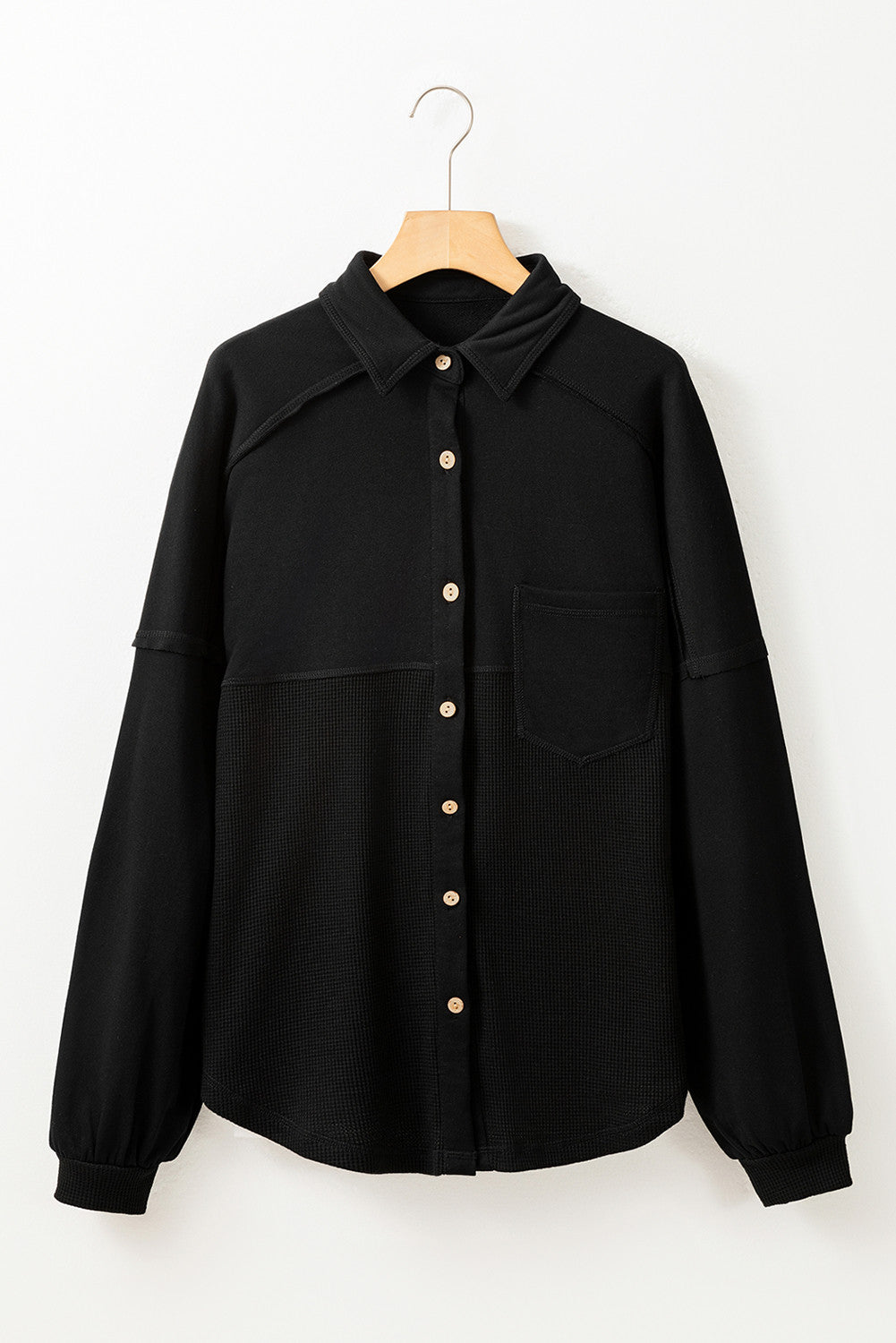 Waffle Knit Shacket